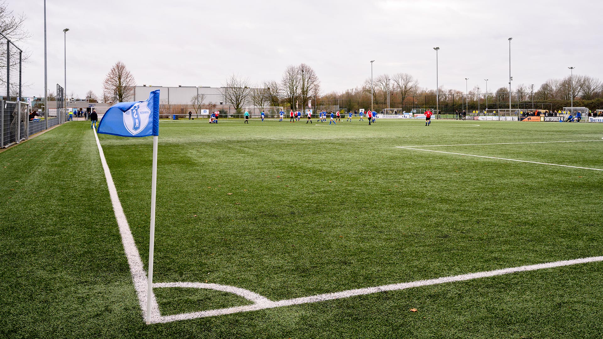 Rijkerswoerd Sportpark met spelers