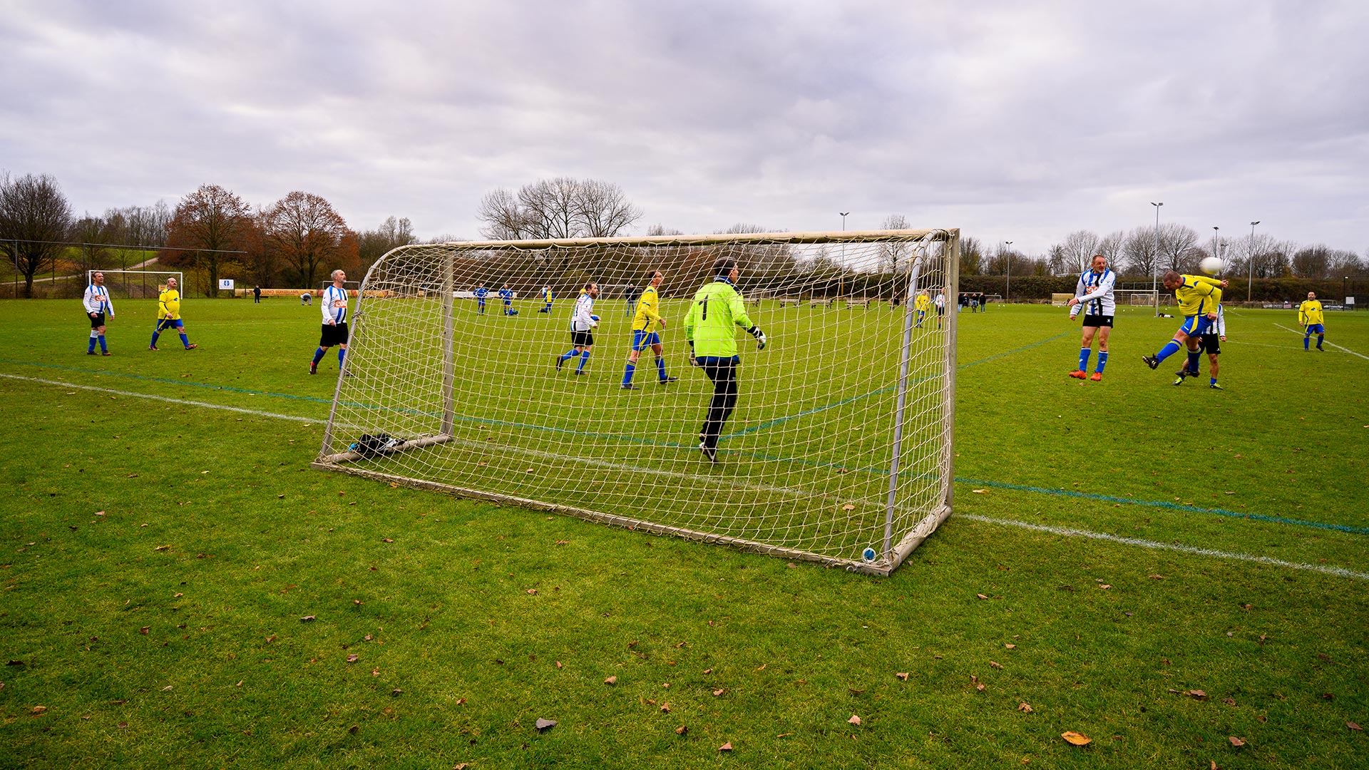 Rijkerswoerd Sportpark voetbalveld met doel