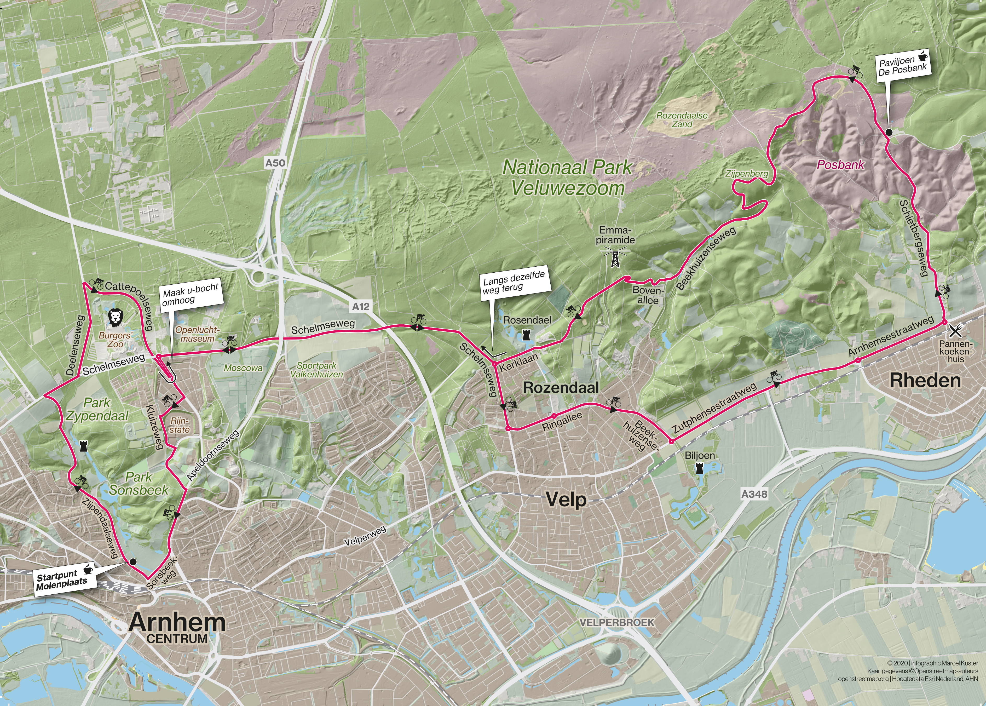 Fiets 'm lekker zelf! Route Boels Ladies Tour 2020
