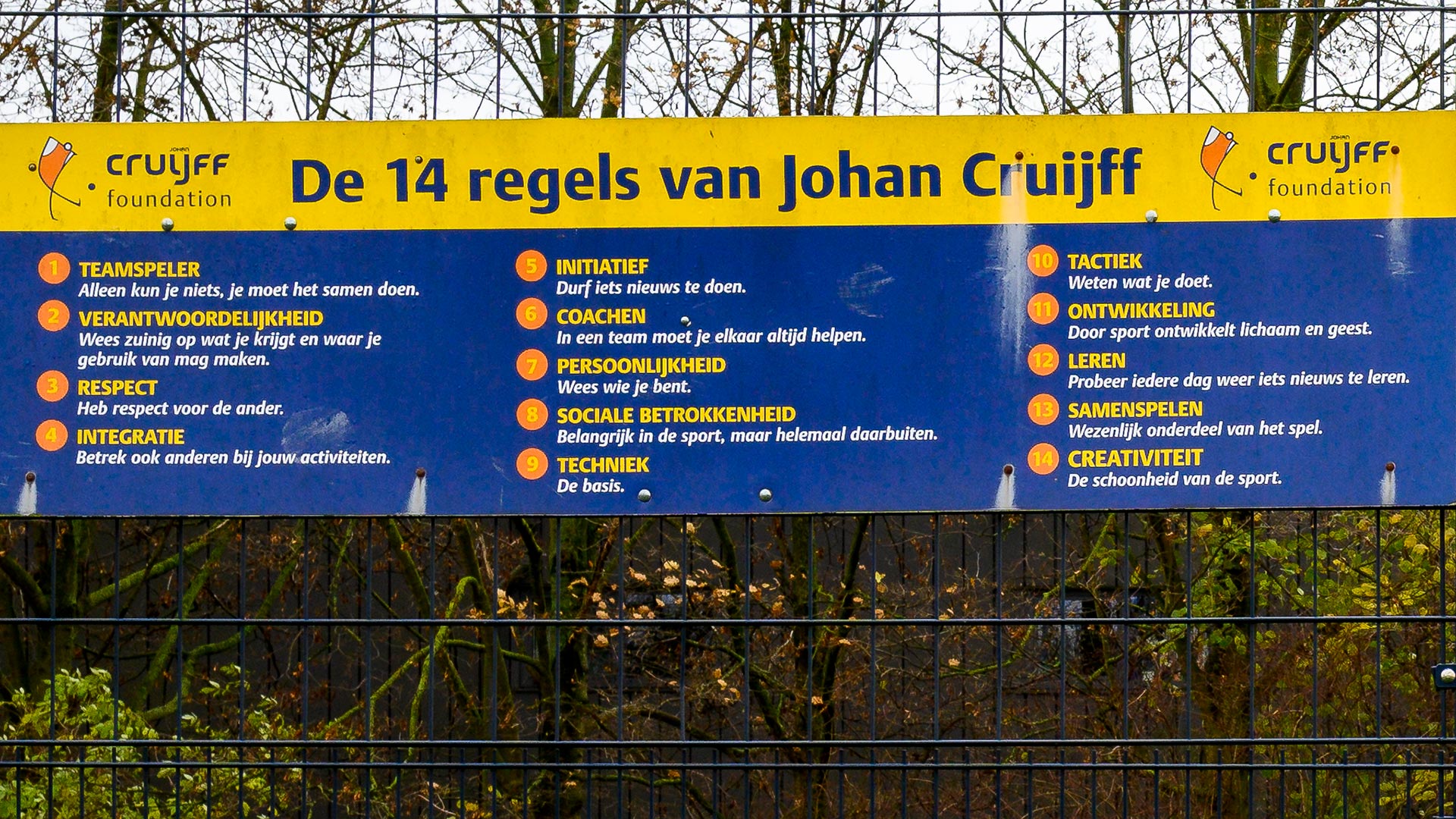 Presikhaaf Cruyff Court 14 regels